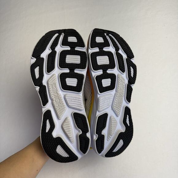 Hoka One One Bondi 7 Nimbus Cloud Radiant Yellow Running Sneakers Size 10 - Picture 8 of 10